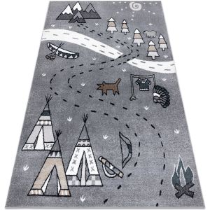 Rugsx  Tapis Tapis FUN Indian pour enfants, village indien, 120x170 cm