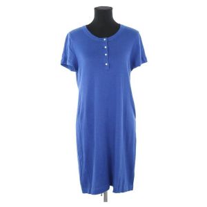 Agnes B  Robe courte Robe en soie bleue