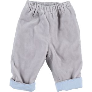 Cyrillus   Pantalon enfant Pantalon velours lisse gris