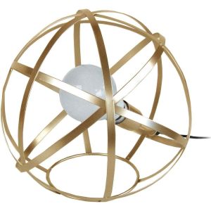 Tosel  Lampes de bureau Lampe a poser globe m&eacute;tal or