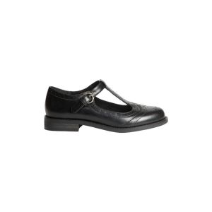 Vera Collection  Ville basse Derbies femmes style Salom&eacute; , Noir