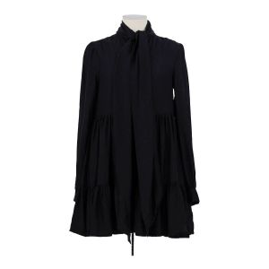 S&eacute;zane  Robe courte Robe en soie noire