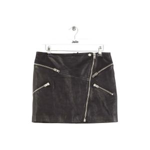 The Kooples  Jupes Mini jupe en cuir noire