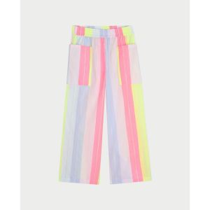 Billieblush  Pantalon enfant Pantalon Large Coton Rayures Iridescentes