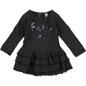 3 Pommes  Robe enfant Robe gris