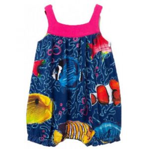 Desigual  Pyjamas / Chemises de nuit Combishort bébé19SYQK03 Jorba bleu