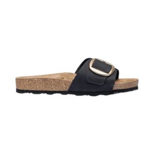 YOKONO  Tongs PANTOUFLE  JERBA-114 CUIR NOIR
