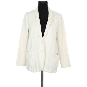 Des Petits Hauts  Veste Veste en coton blanche