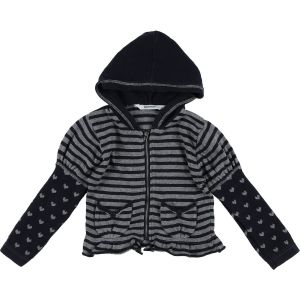 3 Pommes  Gilet enfant Gilet gris, bleu