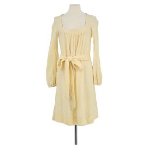 Maje  Robe courte Robe en laine jaune