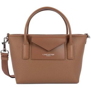 LANCASTER  Cabas Sac cabas main Zipp&eacute; Maya Double KBA 517-101 Moka