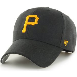 '47 Brand  Casquette 47 CAP MLB PITTSBURGH PIRATES MVP BLACK2