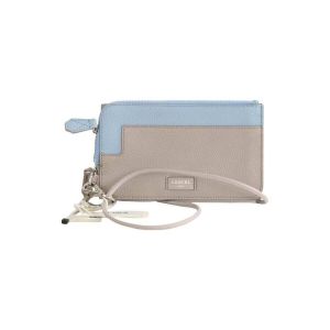 Lancel  Pochette Pochette en cuir grise