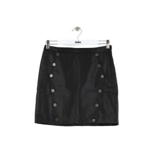 The Kooples  Jupes Mini jupe en cuir noire