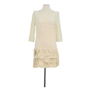 Sandro  Robe courte Robe en coton beige