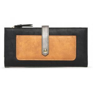 Desigual  Portefeuille Portefeuille Femme Pia Violet Noir Marron