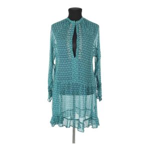 Antik Batik  Robe courte Robe en soie bleue
