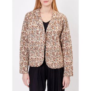 La Fiancee Du Mekong  Veste Veste Tailleur Matelass&eacute;e imprim&eacute;e en coton KAJA