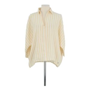 Des Petits Hauts  Tunique Blouse en coton jaune