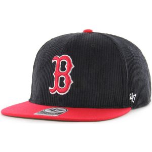 '47 Brand  Casquette 47 CAP MLB BOSTON RED SOX THICK CORD TT CAPTAIN BLACK