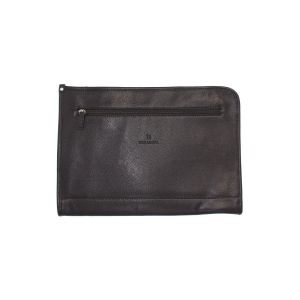 Hexagona  Porte document Conferencier  en cuir ref 40238 marron fon