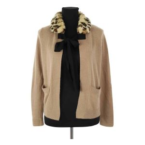 Claudie Pierlot  Gilet Cardigan en laine camel
