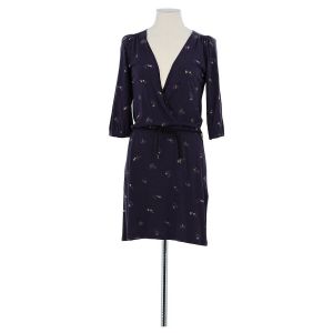 Sessun  Robe courte Robe en coton violette