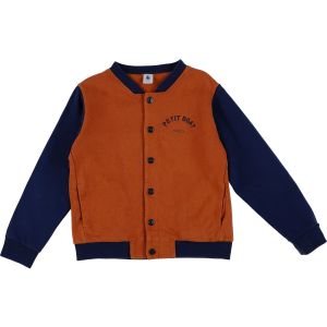 Petit Bateau  Veste enfant Veste teddy ocre, bleu