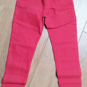 Jeans enfant 3 Pommes Jeans rouge stretch 3 pommes - 11-12 ans - Couleur 12 ans - Taille Rouge