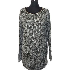 Jacqueline Riu  Robe courte Pull/Gilet  Taille 38 / M Noir