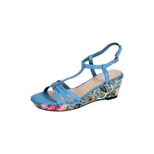 Sandales Enza Nucci Sandales Compensées - Couleur 38 - Taille Bleu