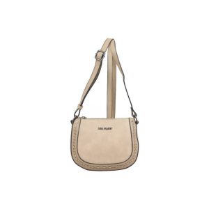 Mac Alyster  Sac à main Sac demi rond  Sublime déco lien Taupe