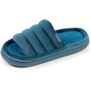 Isotoner  Chaussons Chaussons sandales Femme BLOUP Bleu canard