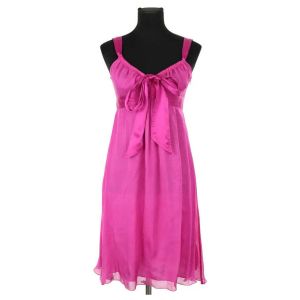Tara Jarmon  Robe courte Robe en soie rose