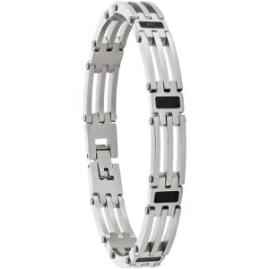 Jourdan  Bracelets Bracelet homme  Danaos acier et carbone