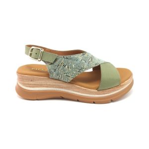Paula Urban  Sandales SANDALE  24-532 CUIR KAKI