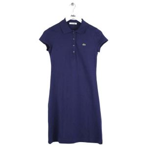 Lacoste  Robe courte Robe en coton bleue