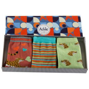 Achile  Chaussettes Coffret  de 3 mi-chaussettes Coton majoritaire