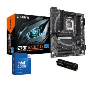 Intel Core i7-14700KF + Gigabyte Z790 + 32 Go