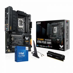 Intel Core i7-14700KF + Asus B760 + RAM 32 Go DDR5