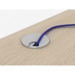 4 pcs ZOZOSEP Table de Bureau en Plastique pour Ordinateur de Bureau pour c/âble de c/âble pour Fil de c/âble//Passe-c/âble 50mm