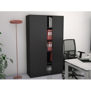 Armoire haute STANDING unie 198x120 cm