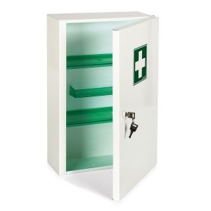 Armoire à pharmacie en acier poudré