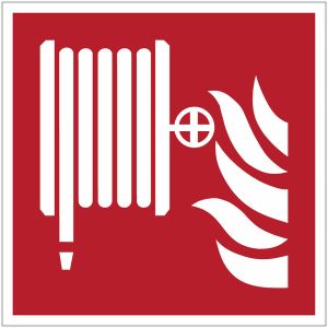 Panneaux et autocollants ISO 7010 Robinet d'incendie armé - F002