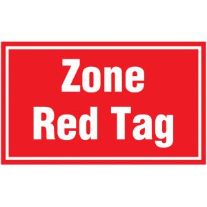 Marquage au sol - Zone Red Tag