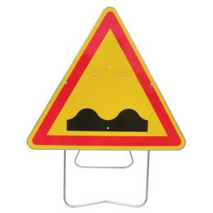 Panneau de signalisation temporaire AK2 - Cassis ou dos d'âne