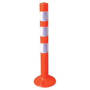 Balise de signalisation en PVC souple rétro-réfléchissante