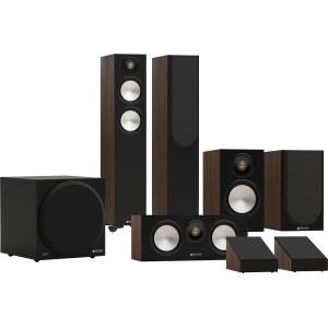 Packs d'enceintes grand spectacle Monitor Audio Bronze 300 7G 5.1.2 Noyer