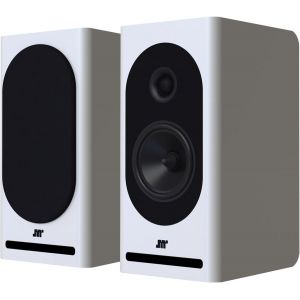 Enceintes biblioth&egrave;que Jean-Marie Reynaud Lucia Blanc Perle