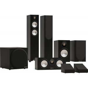 Packs d'enceintes grand spectacle Monitor Audio Bronze 300 7G 5.1.2 Noir